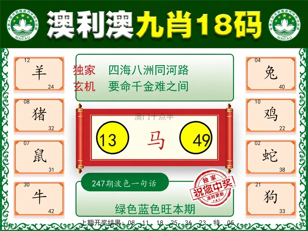澳利澳九肖
